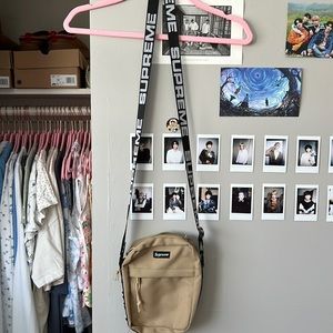 Supreme Tan Crossbody Bag